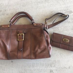 Leather Fossil purse